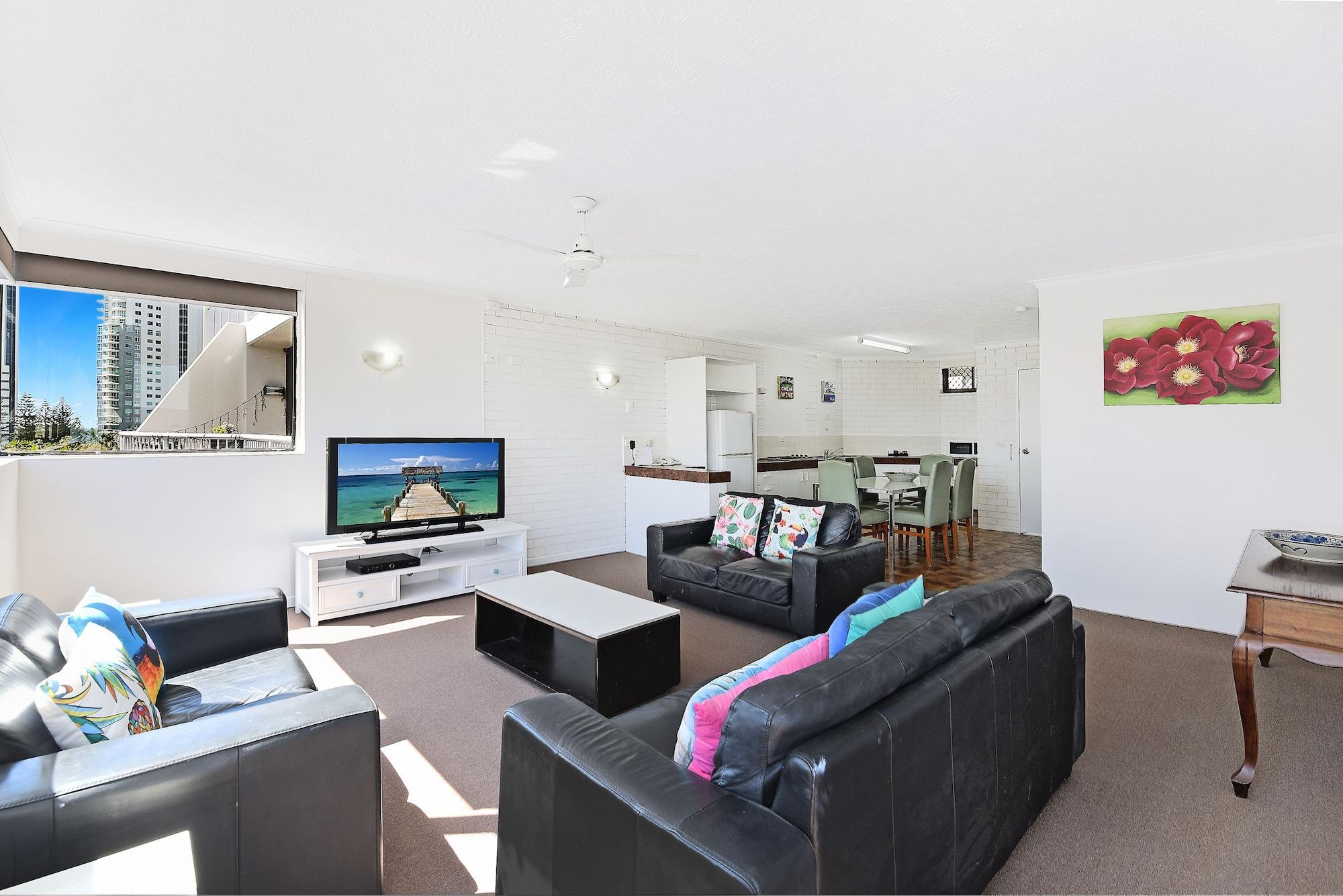 Broadbeach Travel Inn Apartments Гоулд Коуст Екстериор снимка