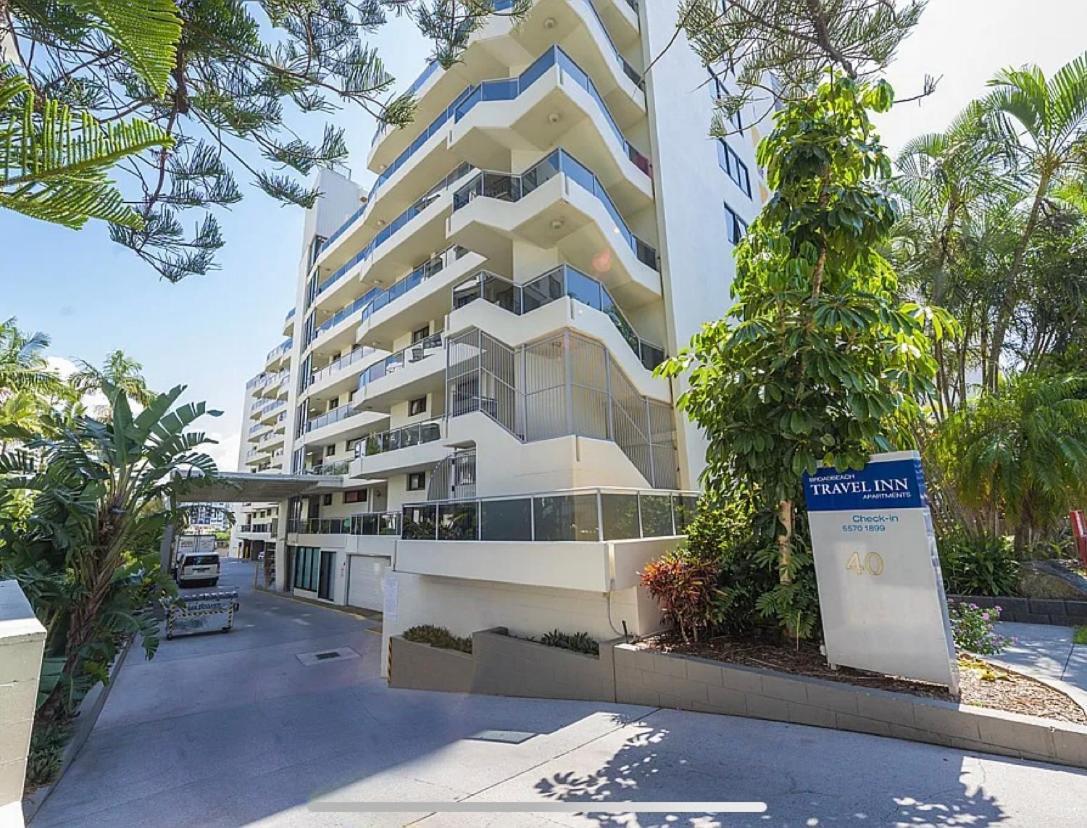 Broadbeach Travel Inn Apartments Гоулд Коуст Екстериор снимка